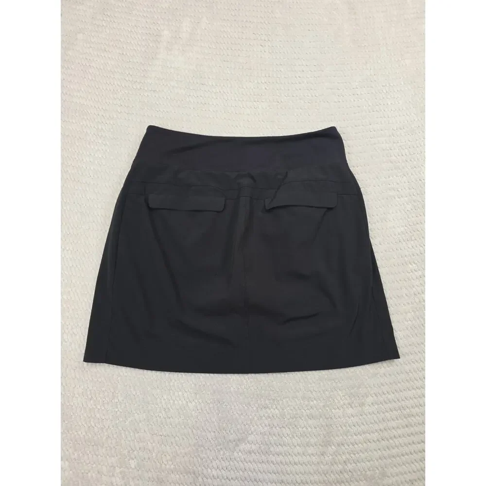 Athleta Skirt Womens 6 Black Soho Skort Skirt Pickleball Tennis Athleisure